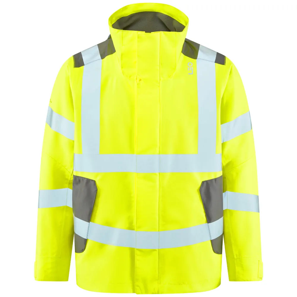 EXMOOR Leo EcoViz 15K Performance+ Breathable Jacket — HV YELLOW